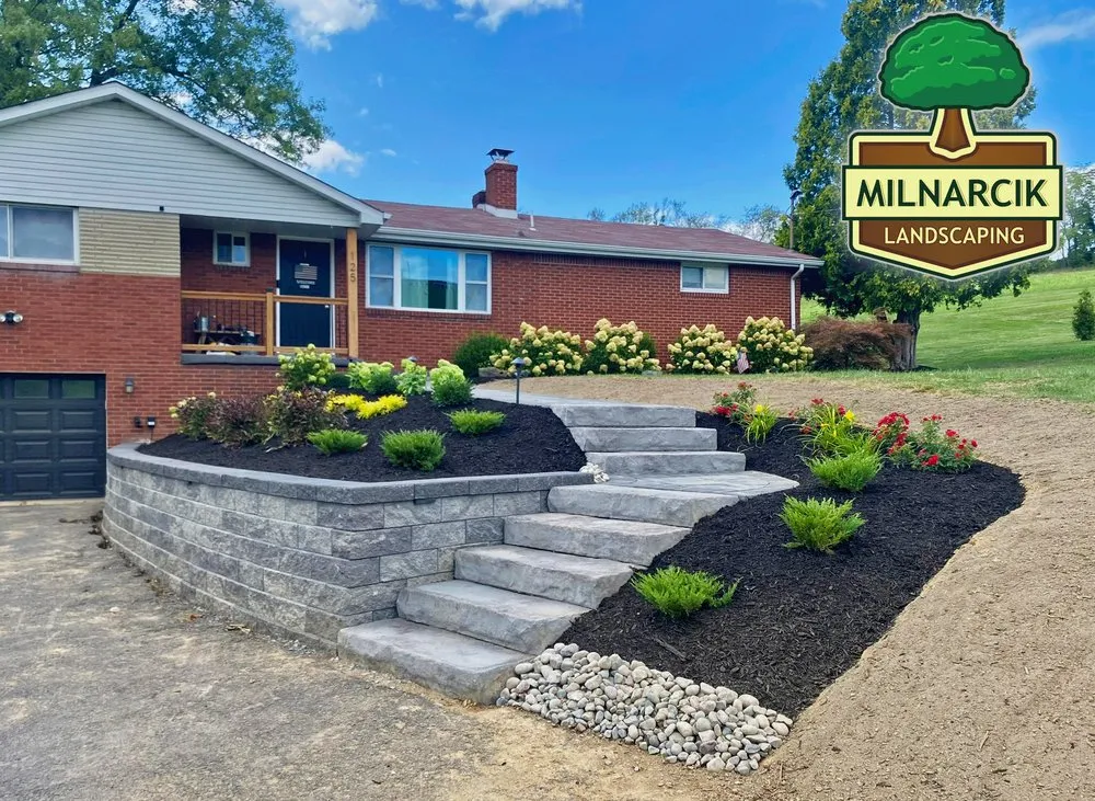 Trusted outdoor landscaping for homes in Mckees Rocks, PA by Milnarcik Landscaping