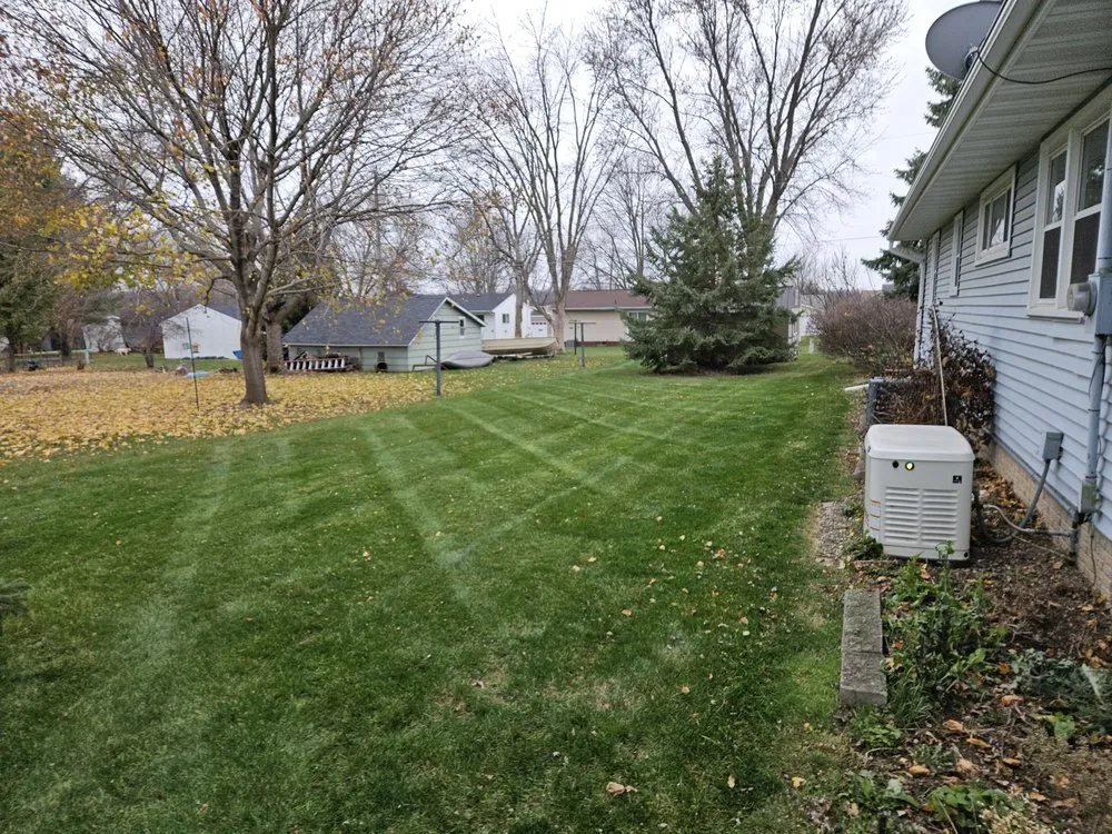 Professional yard cleanup service in Lisbon, IA by Milo's Lawn Care Services