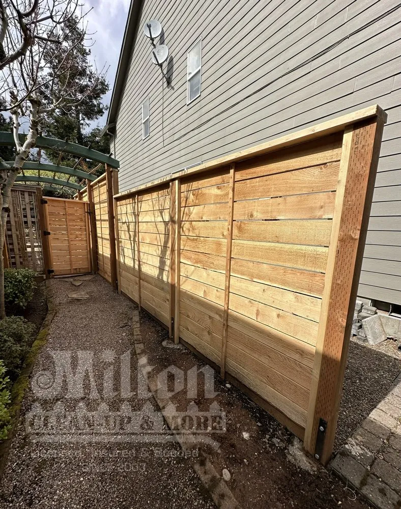 Custom outdoor landscaping with custom design across Beaverton, OR - Milton Cleanup & More