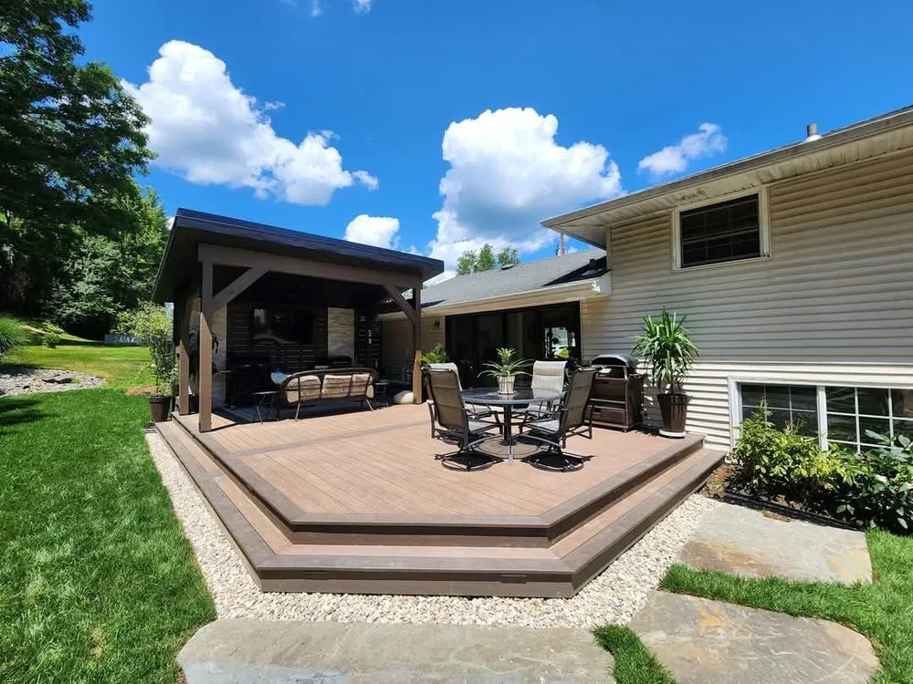 Affordable landscape design for year-round maintenance in Endicott, NY by Milton Construction