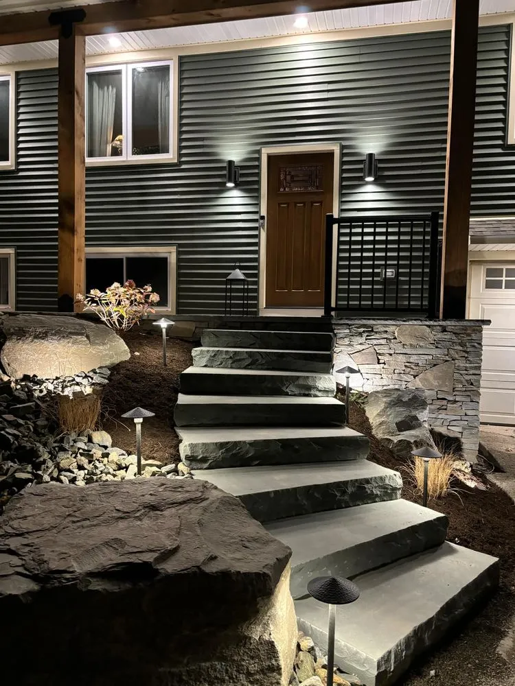 Local landscaping services for residential properties in Endicott, NY by Milton Construction