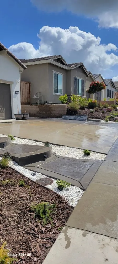 Local garden landscaping in Sacramento, CA by Milton's Cocrete