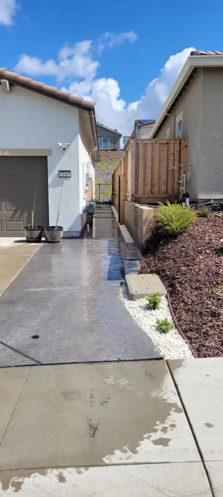 Professional lawn mowing service in Sacramento, CA by Milton's Cocrete