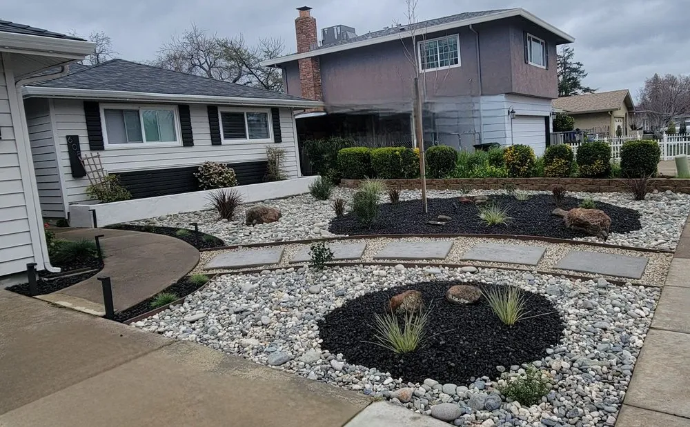 Custom yard cleanup service in Carmichael, CA by Mims Outdoor Living