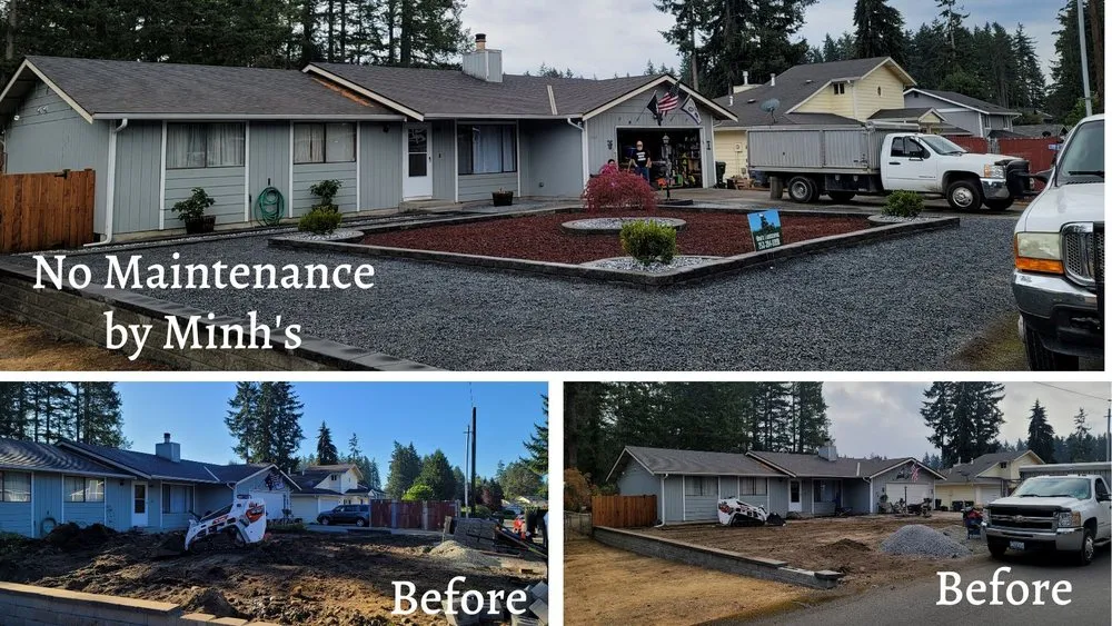 Expert landscape design in Puyallup, WA by Minh's Landscaping