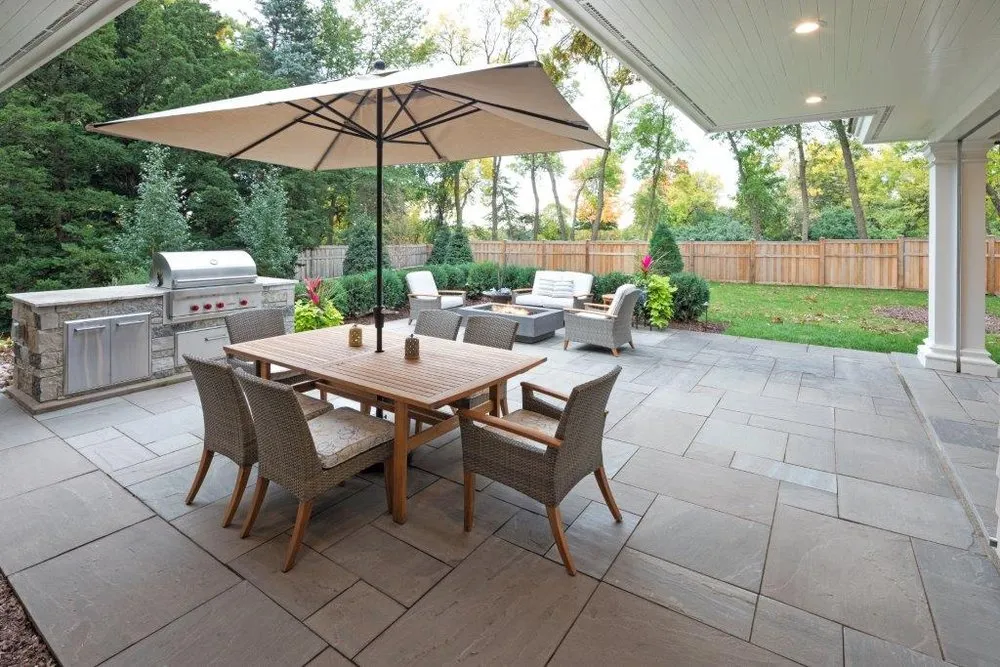 Professional outdoor landscaping for residential properties in Shakopee, MN by Minnesota Green