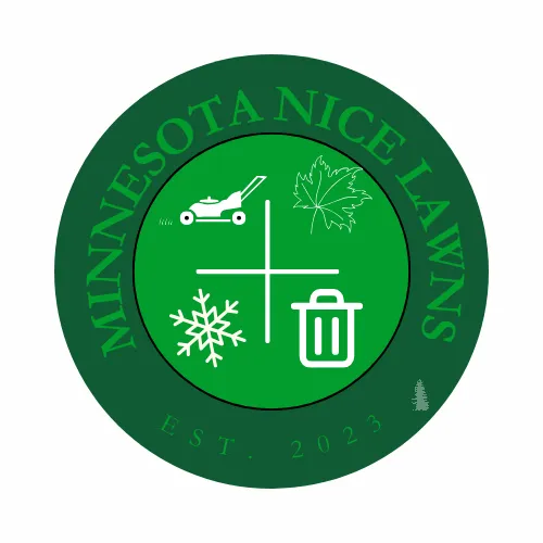 Custom lawn mowing service with custom design in Rochester, MN by Minnesota Nice Lawns