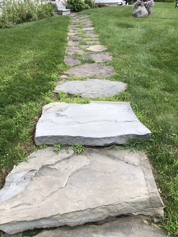 Local landscape installation for homes in Williston, VT by Minor's Property Maintenance