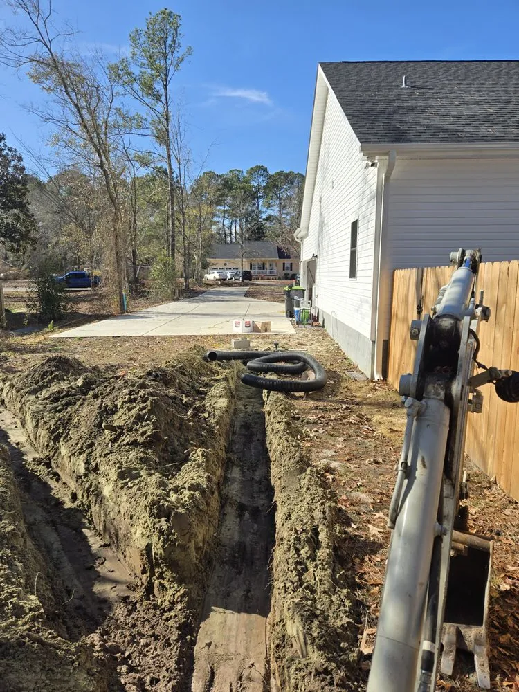Professional landscape installation in Hampstead, NC by Mint Condition Land Management