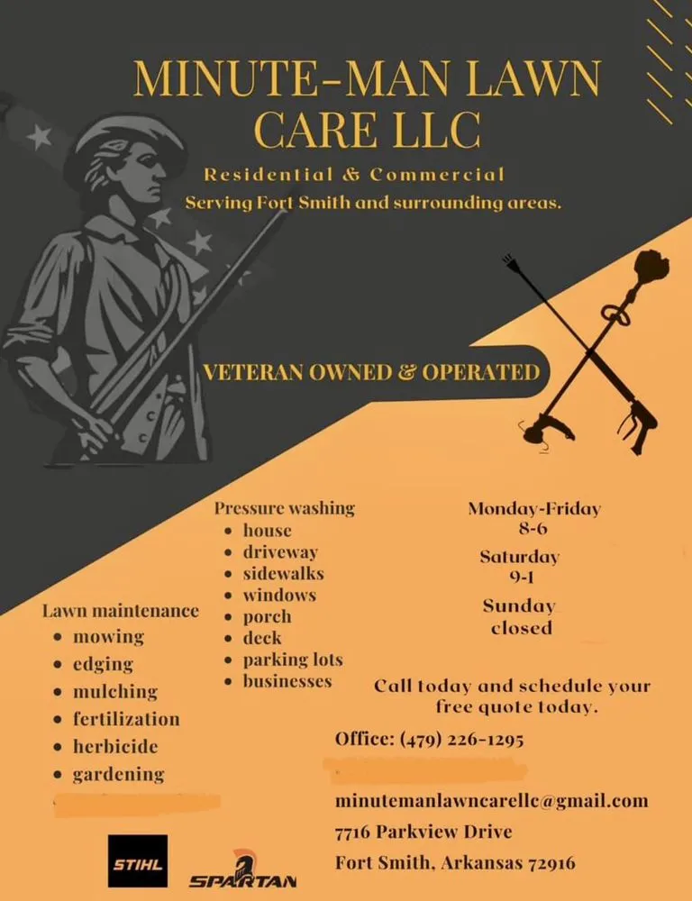 Custom outdoor landscaping in Fort Smith, AR - Minute-Man Lawn Care