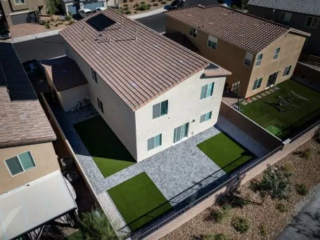 Custom garden landscaping for year-round maintenance in Las Vegas, NV by Mio Home