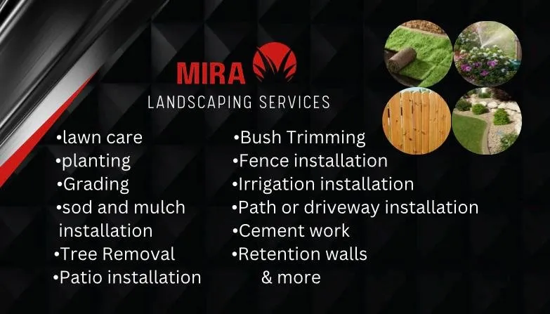 Professional landscape installation for beautiful yards in Buford, GA by Mira Landscaping Service