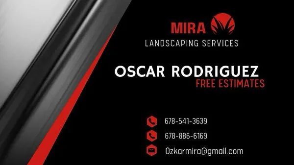 Mira Landscaping Service Logo