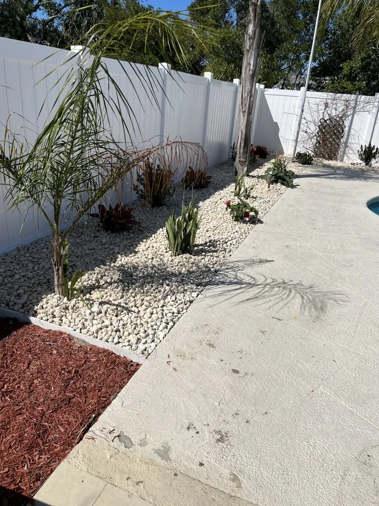 Custom garden landscaping for residential properties across Spring Hill, FL - Miracle Cuts Lawn Care