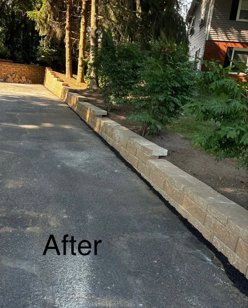 Custom garden landscaping with custom design in Kalamazoo, MI by Miracle Lawn and Landscape Maintenance