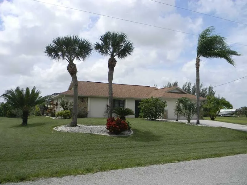 Custom outdoor landscaping for residential properties in North Port, FL by Miracle Lawn Care
