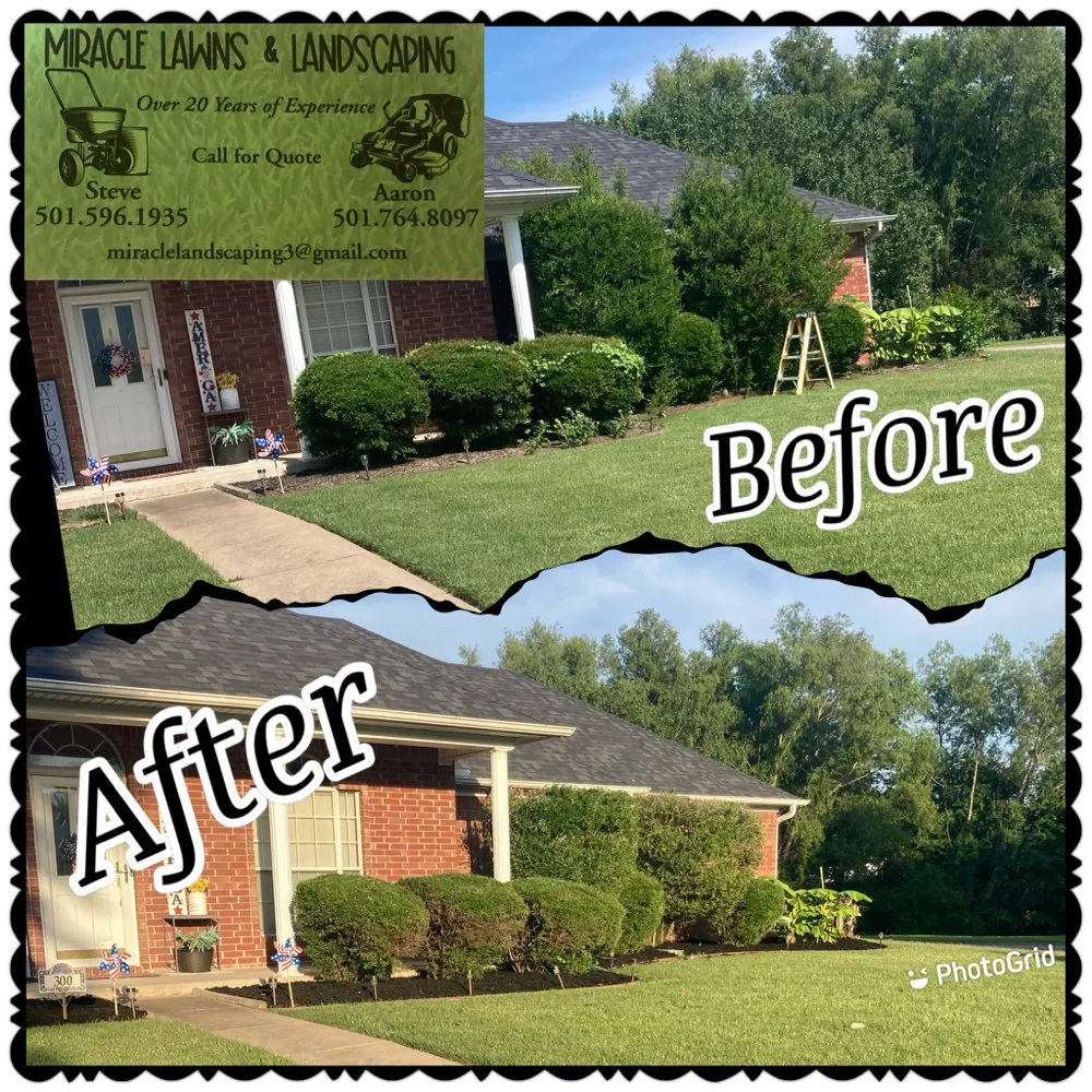 Affordable lawn mowing service experts serving Conway, AR - Miracle Lawns & Landscaping