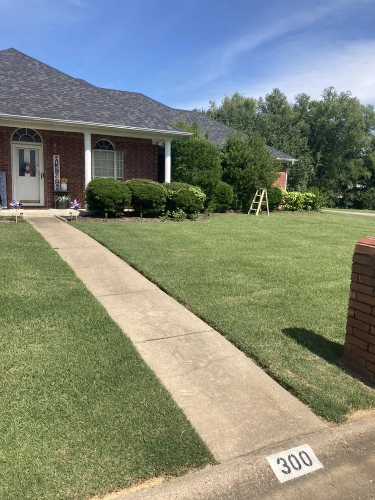 Professional landscape installation for residential properties in Conway, AR by Miracle Lawns & Landscaping