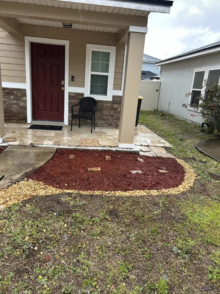 Local garden landscaping in Jacksonville, FL by Miracle Pressure Washing & Landscaping