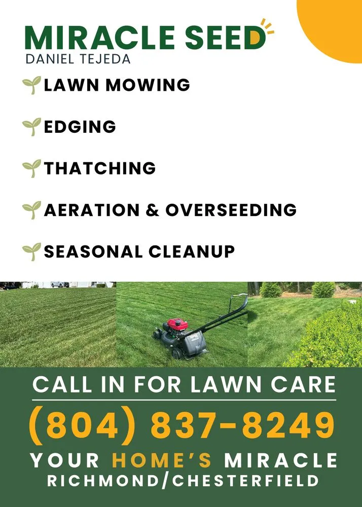 Local lawn care service in Chester, VA - Miracle Seed
