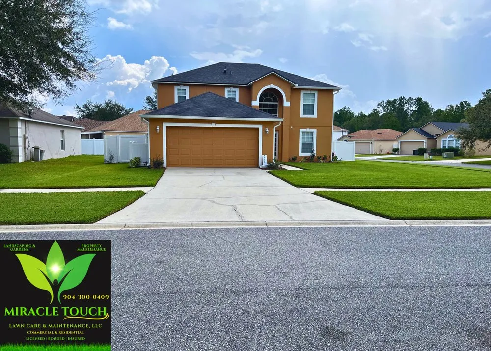 Affordable landscape design near you across Jacksonville, FL - Miracle Touch Property Maintenance