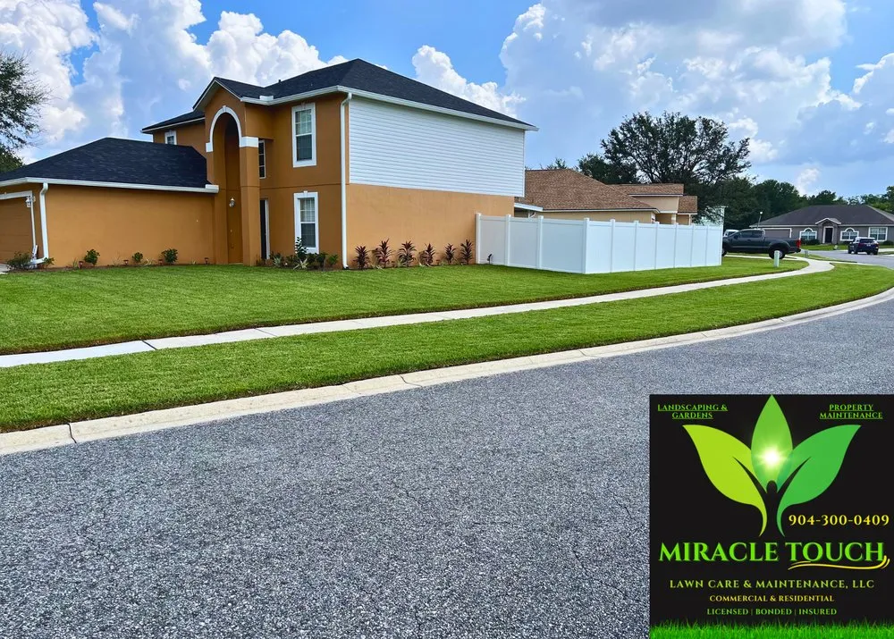 Expert yard maintenance in Jacksonville, FL - Miracle Touch Property Maintenance