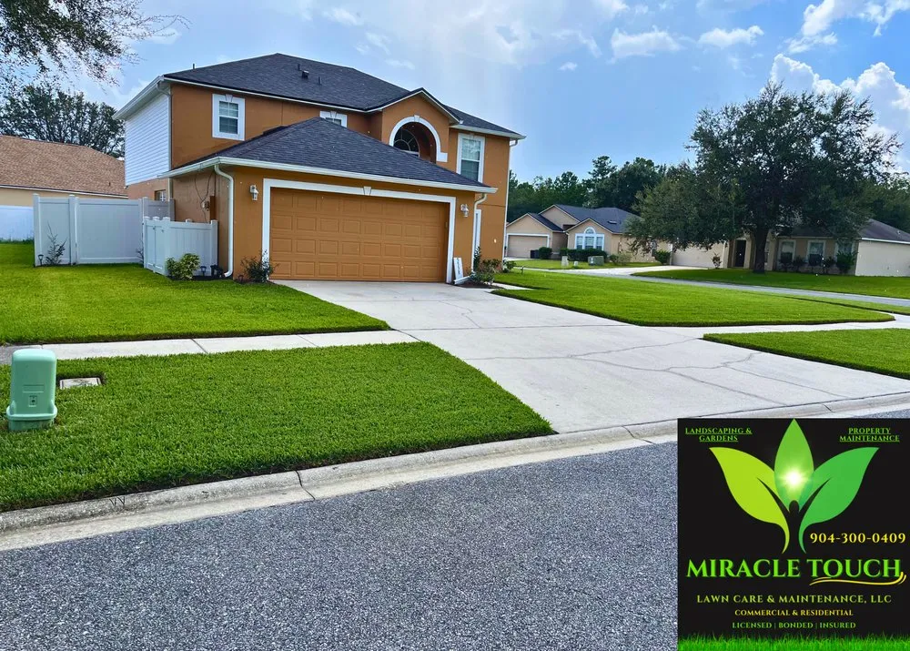 Custom outdoor landscaping experts serving Jacksonville, FL - Miracle Touch Property Maintenance