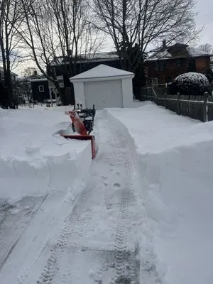 Miranda’s Snow Lawn Care Logo