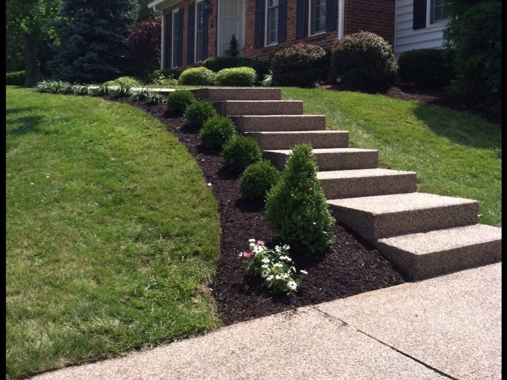 Professional outdoor landscaping with custom design across Nicholasville, KY - Miss Mow It All