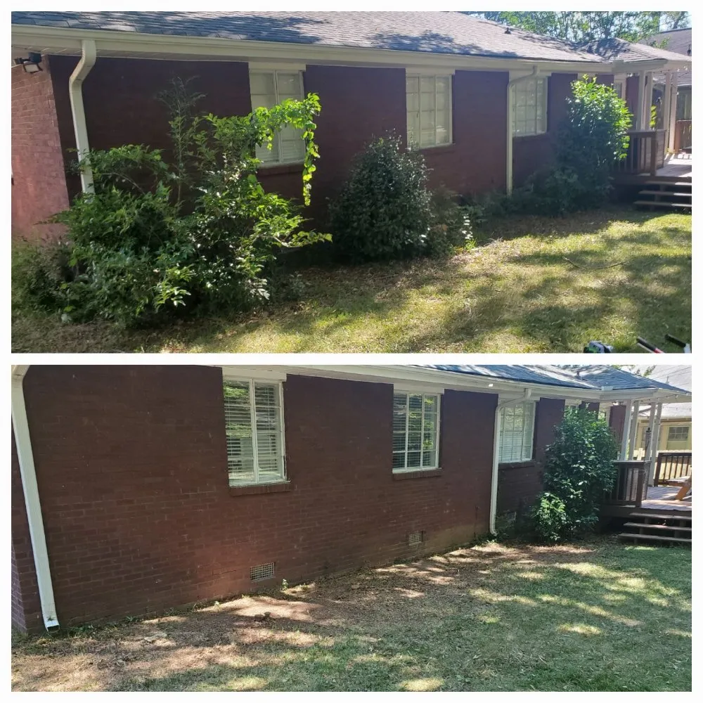 Custom yard cleanup service for homes in Anderson, SC by Mission Lawn Care