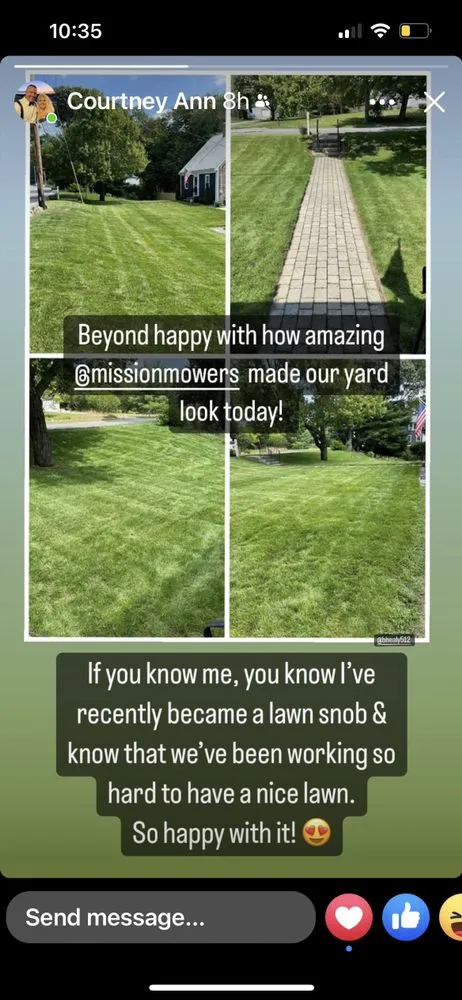 Top-rated lawn care service experts serving Berkley, MA - Mission Mowers
