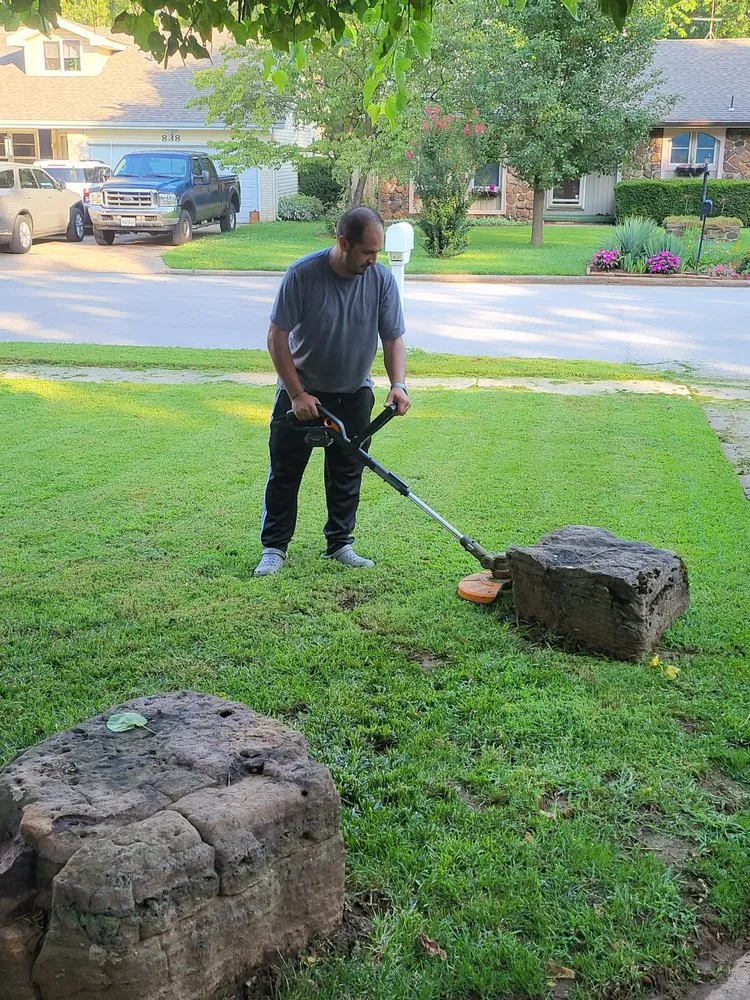Custom yard cleanup service for year-round maintenance in Springfield, MO by Missouri Lawn & Landscape