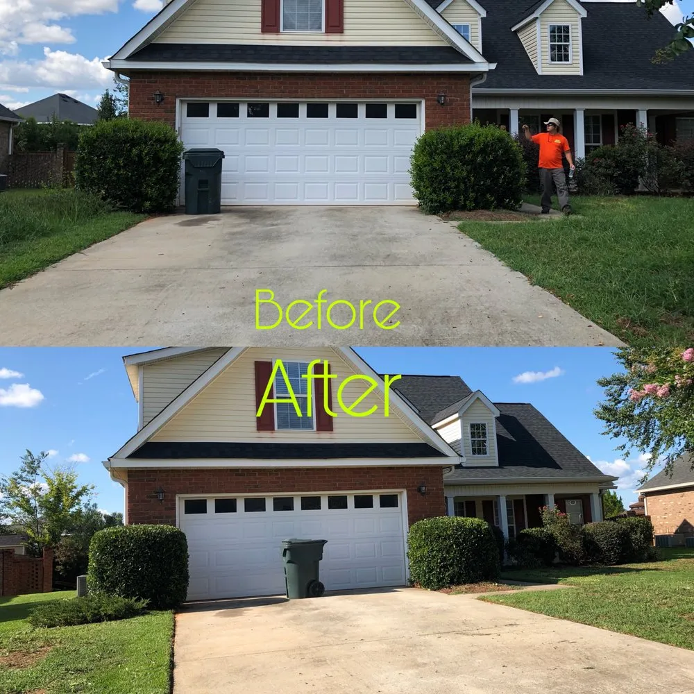 Professional outdoor landscaping with custom design across Warner Robins, GA - Mister Mow It All Middle