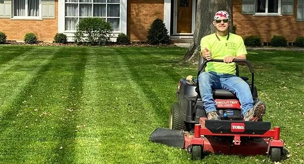 Custom landscape installation for outdoor upgrades in Hamilton, OH by Mister's Lawn Care & Landscaping