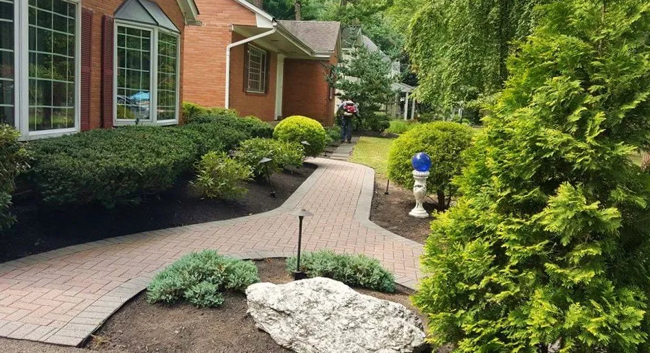 Local outdoor landscaping with custom design in Langhorne, PA by Misty Mountain Landscape