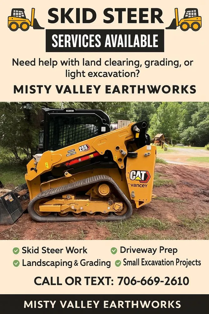 Local outdoor landscaping in Ellijay, GA - Misty Valley Earthworks