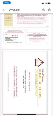 Mitchell Landscape & Concrete Logo