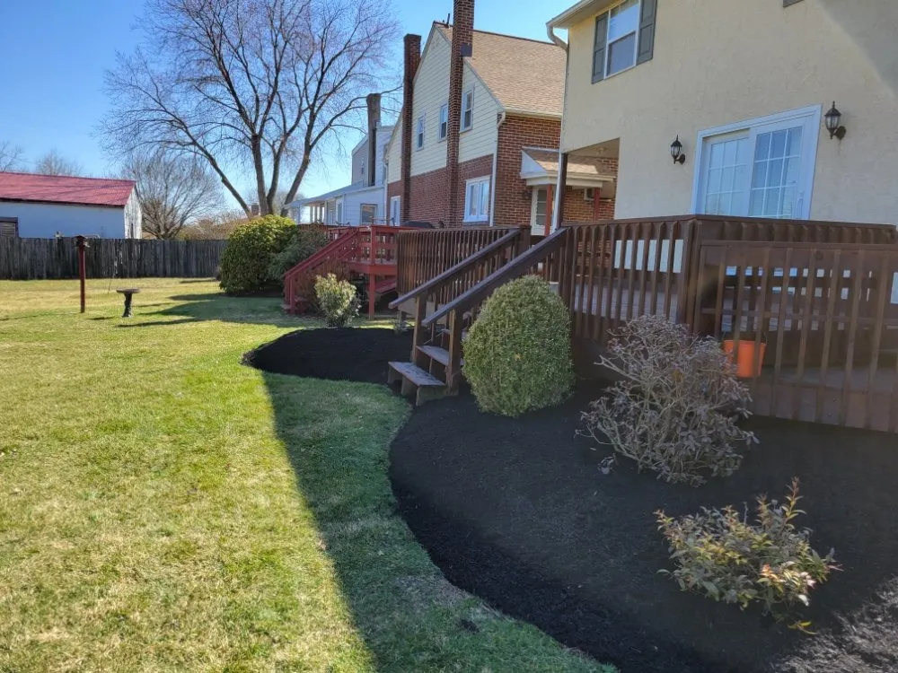 Expert outdoor landscaping with custom design across Trumbauersville, PA - Mitchell Outdoor Services
