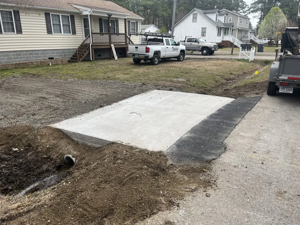 Custom residential landscaping for homes in Hampton, VA by Mitchells Lawn & Landscaping