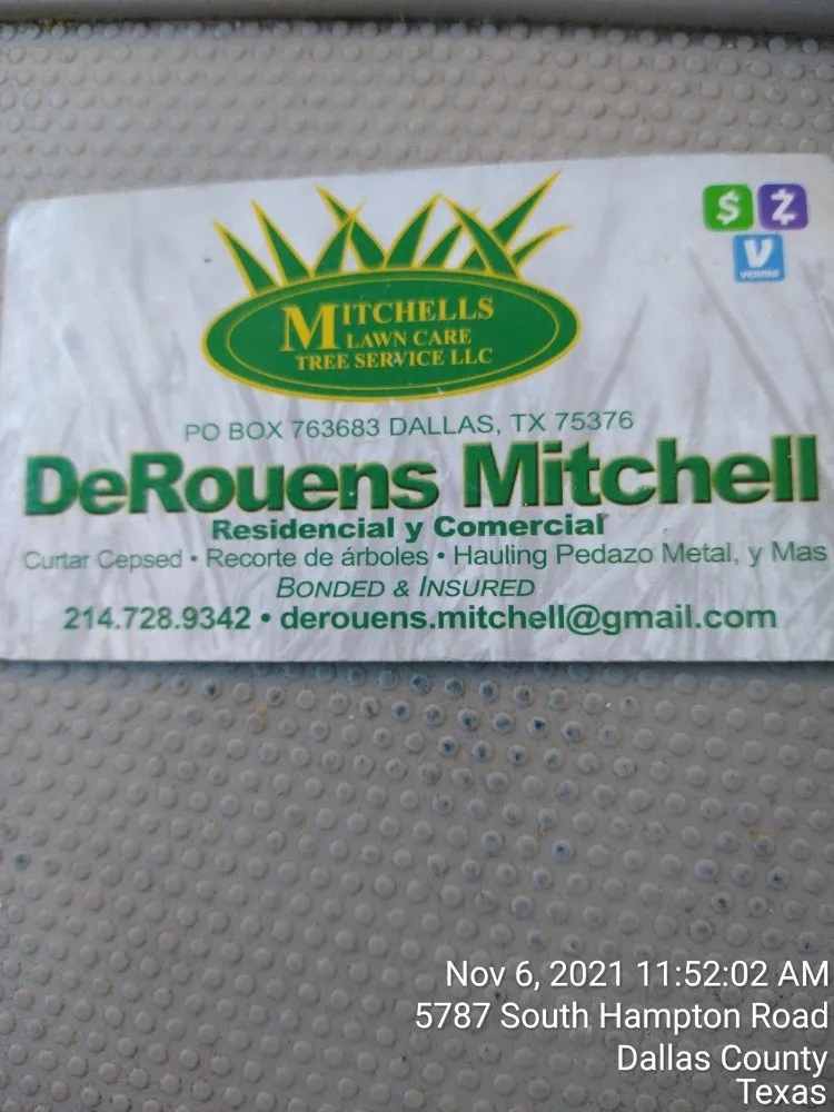 Trusted residential landscaping for beautiful yards in Dallas, TX by Mitchells Lawn Care Tree Service
