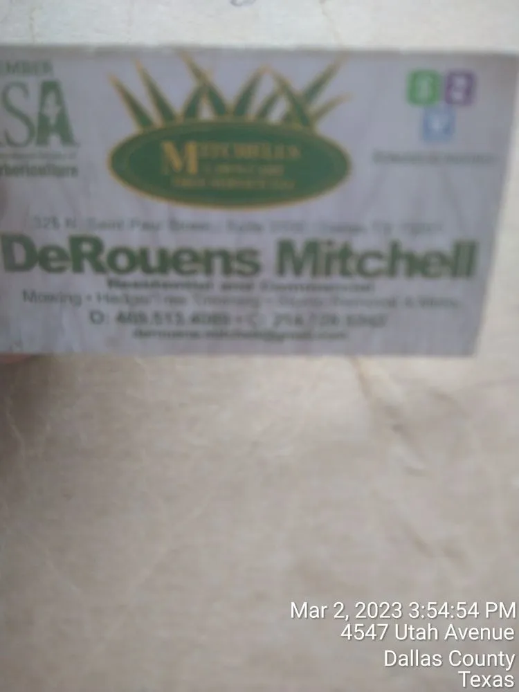 Expert garden landscaping for homes across Dallas, TX - Mitchells Lawn Care Tree Service