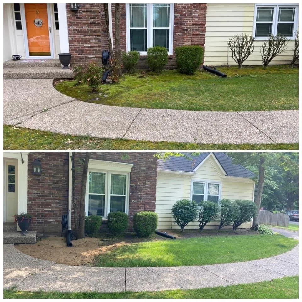Custom yard cleanup service in Jeffersontown, KY by Mitchell’s Manicured Landscapes