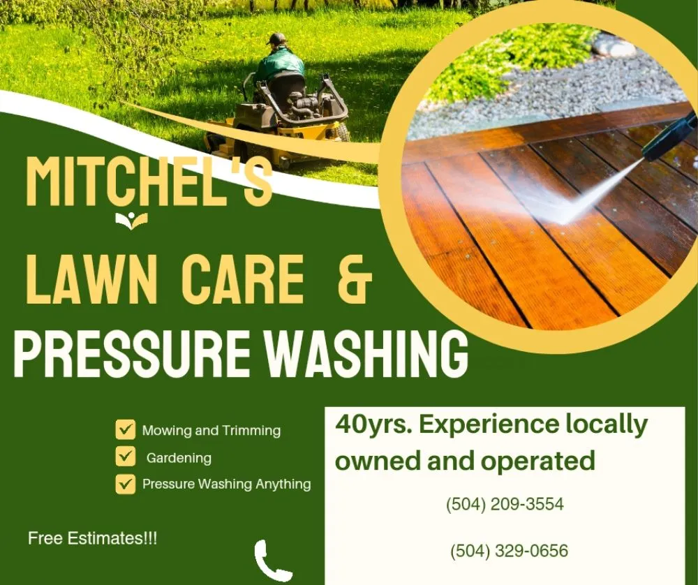 Trusted residential landscaping in Westwego, LA - Mitchel's Lawn Care & Pressure Washing Services