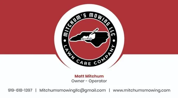 Mitchum's Mowing Logo