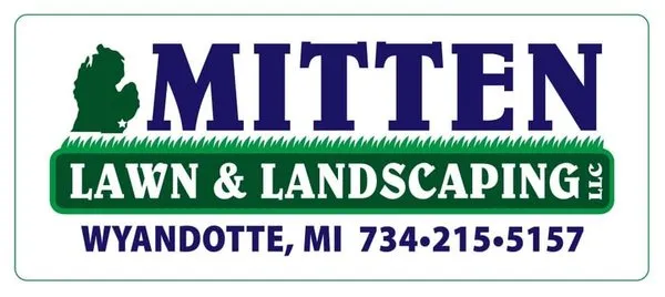 Mitten Lawn and Landscaping Logo