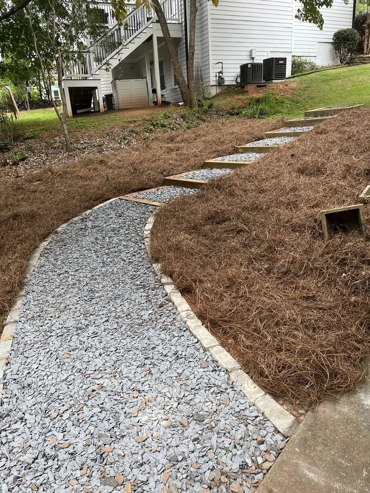 Top-rated lawn mowing service for outdoor upgrades in Woodstock, GA by Mixon Landscaping