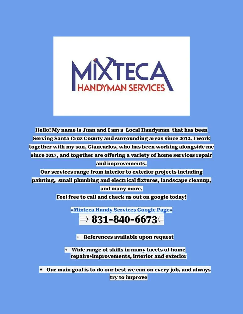 Professional outdoor landscaping with custom design in Watsonville, CA by Mixteca Handy Services