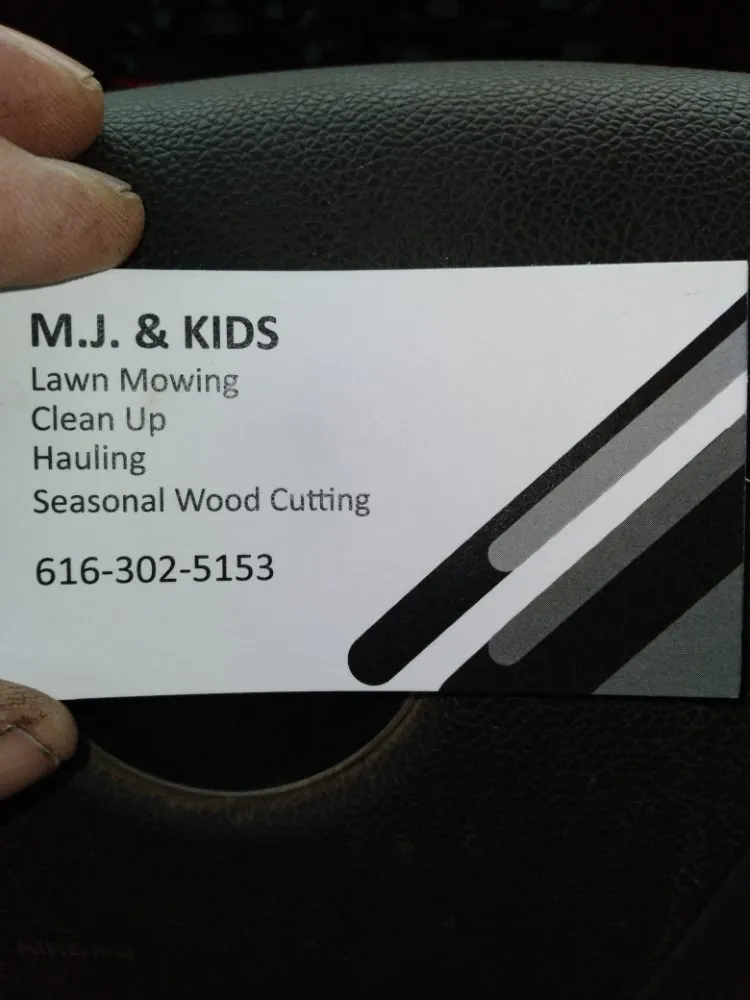 Reliable lawn mowing service in Stanton, MI - MJ and Kids