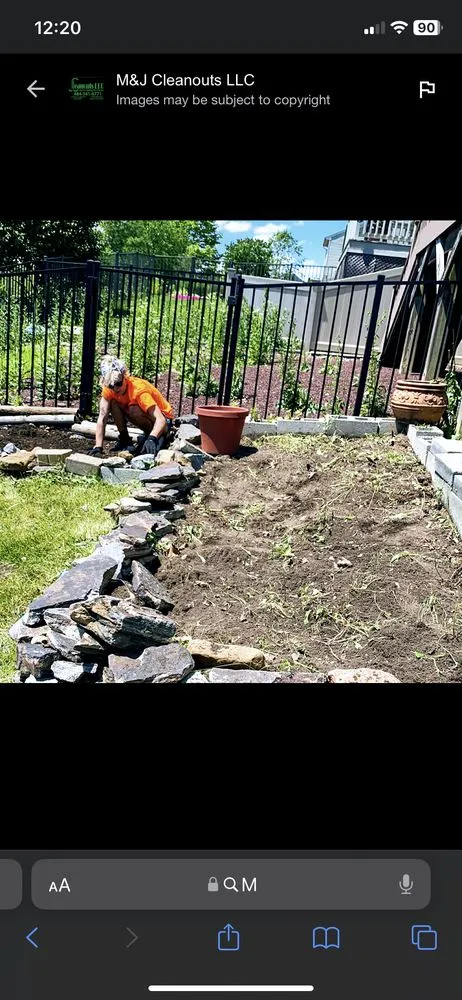 Local garden landscaping in Easton, PA by M&J Cleanouts
