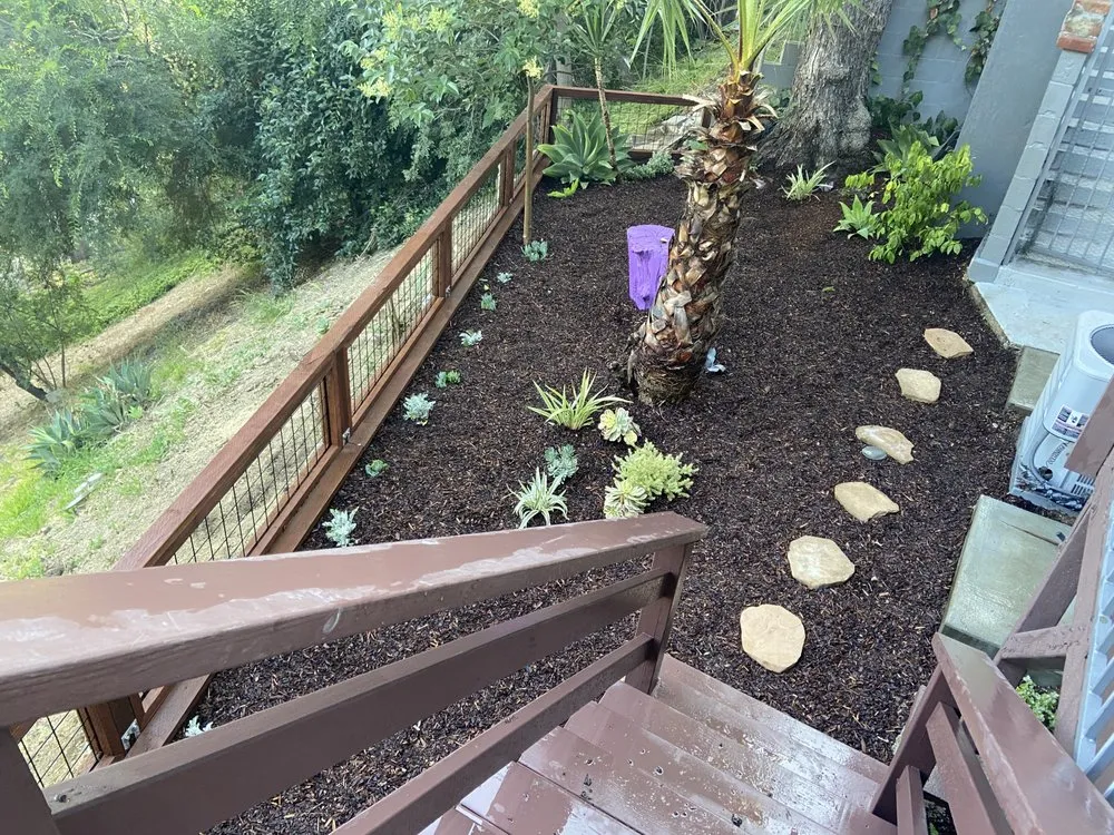 Custom garden landscaping for residential properties across Los Angeles, CA - M&J Greenery Landscaping